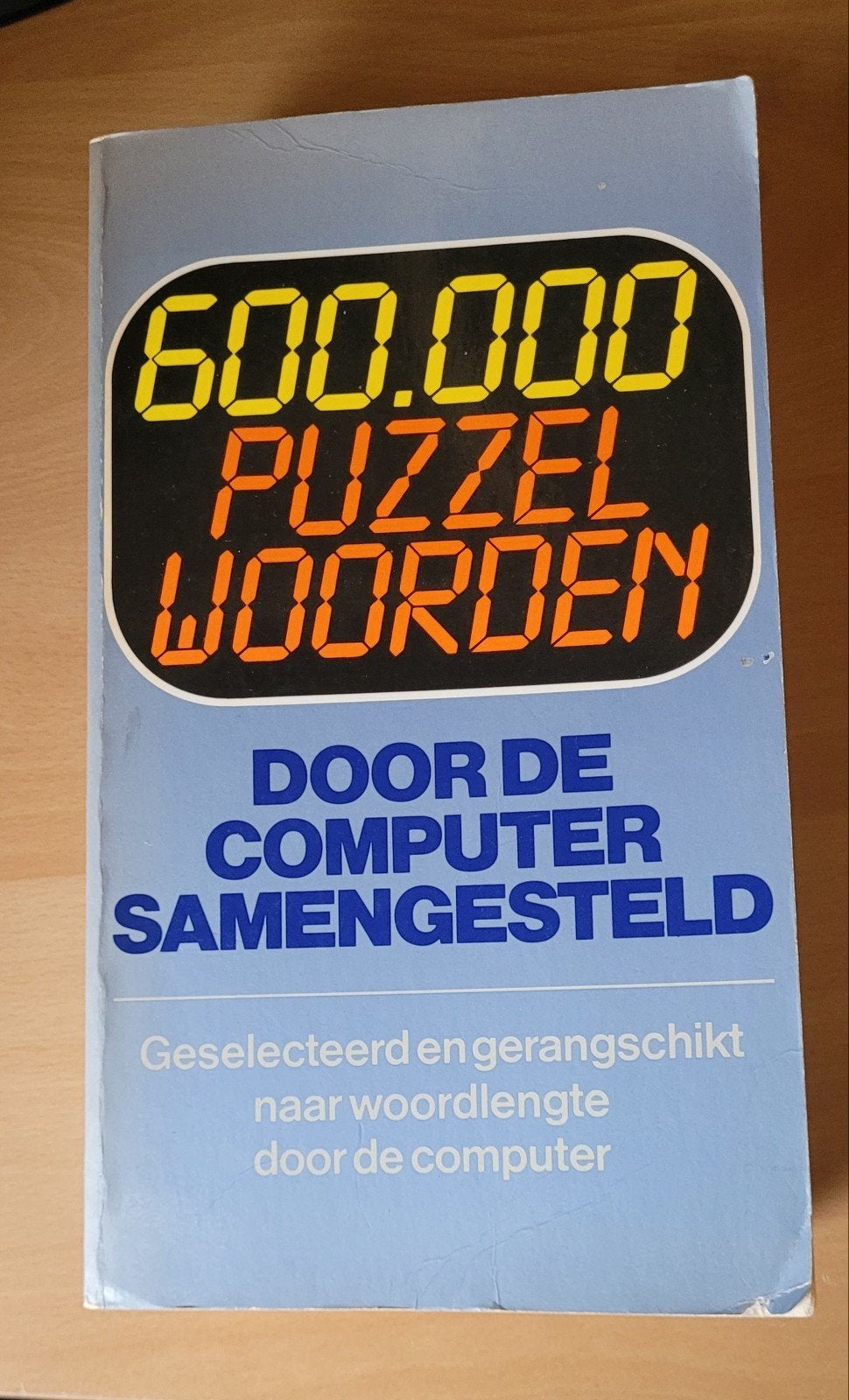 600.000 puzzelwoorden, Ophalen of Verzenden, Gebruikt, Overige typen