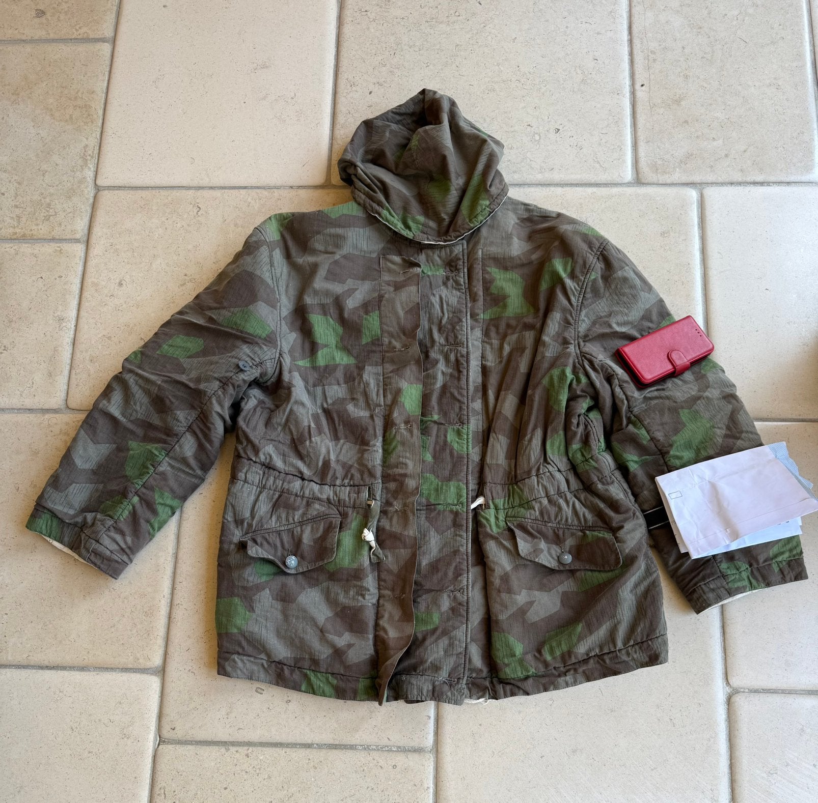 Duitse camo jas, Verzamelen, Ophalen of Verzenden
