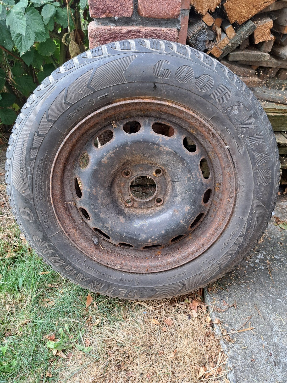 4 autobanden goodyear, Auto-onderdelen, Banden en Velgen, Ophalen, 205 mm, Band(en)