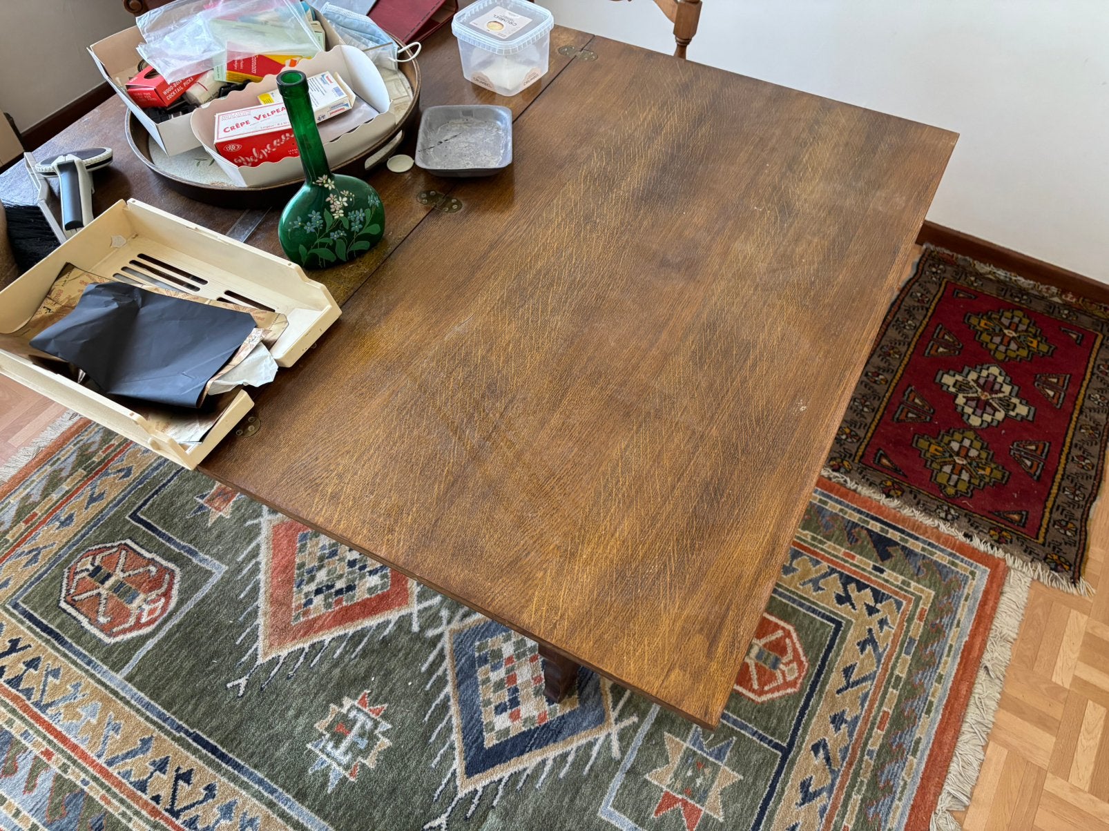 Antieke speeltafel., Ophalen
