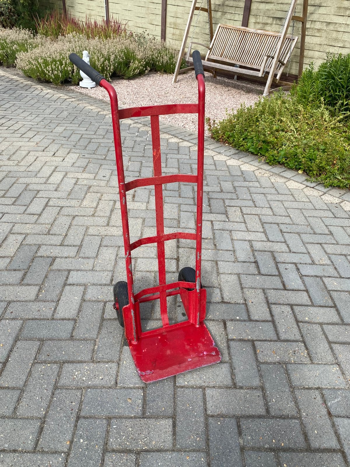 Trandsport karretje, Ophalen, Zo goed als nieuw