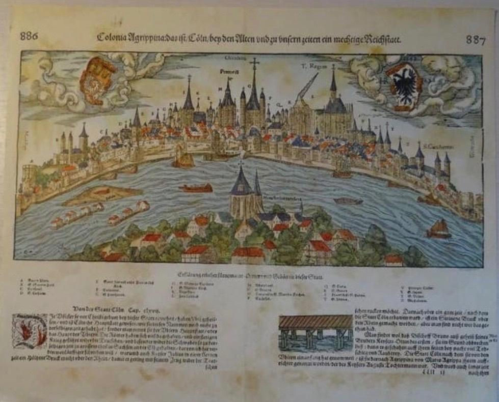 Gravures de villes anciennes, Antiquités & Art, Envoi, Numéroté