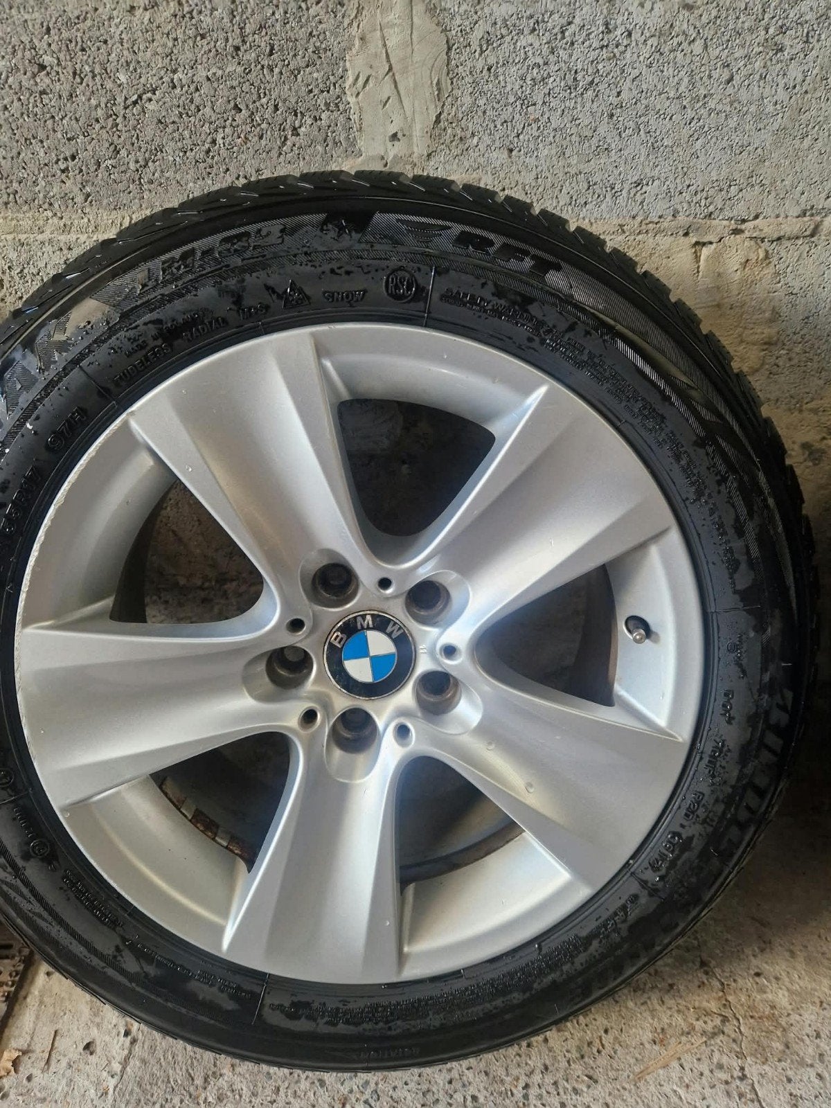 4 jantes alu bmw 225 / 55 / 17  Neige, Particulier, Achat
