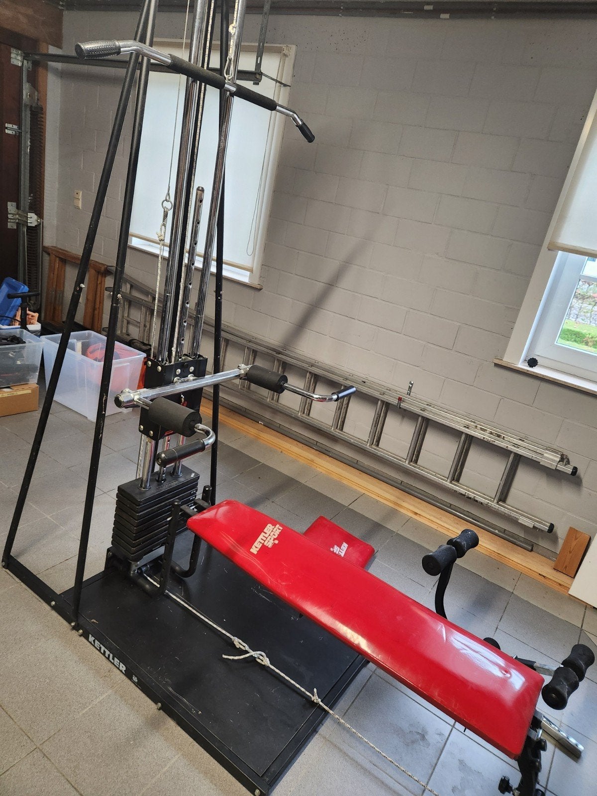 Kettler multitrainer, Sport en Fitness, Ophalen, Zo goed als nieuw, Benen, Fitnessbank