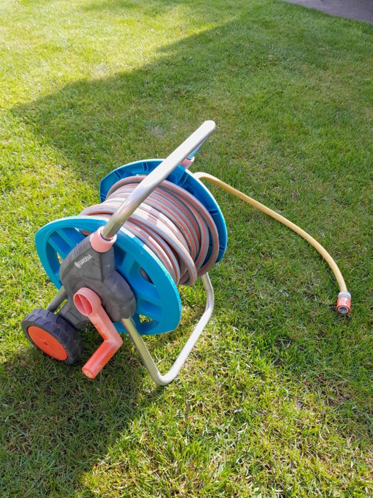 Gardena tuinslang haspel 20m, Ophalen, Tuinslang