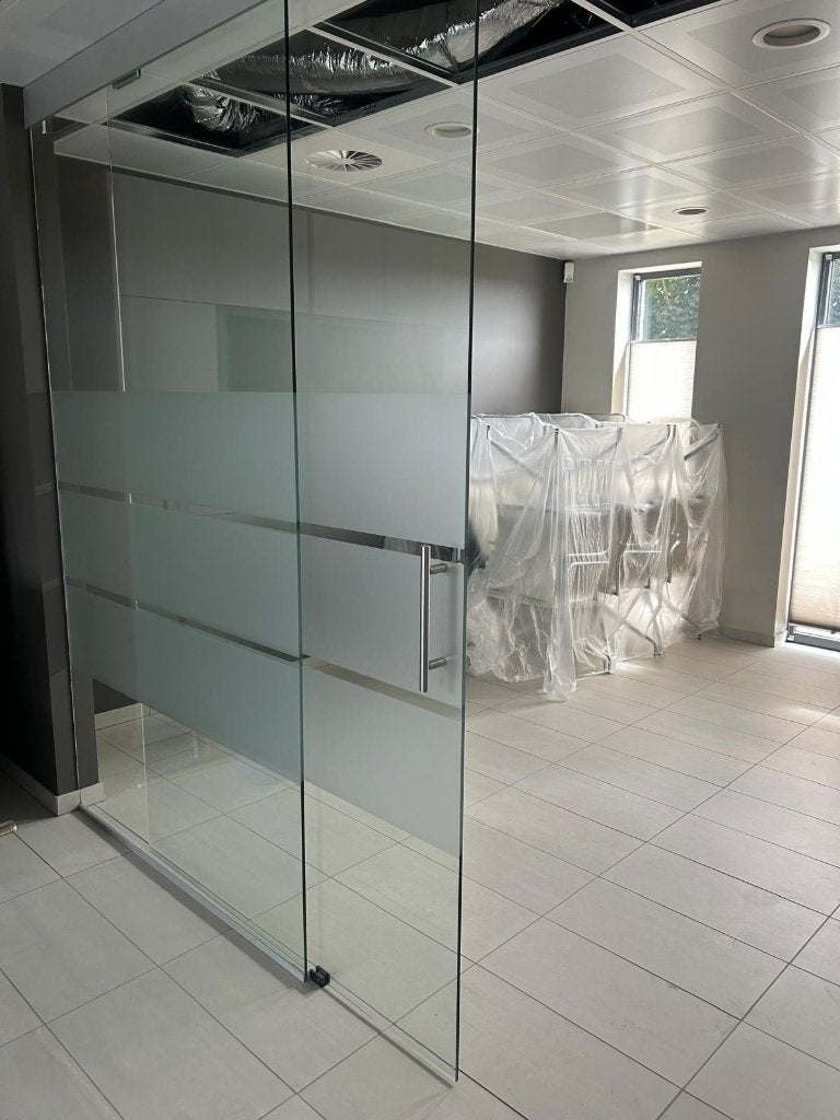 Glazen schuifwand, Ophalen, Overige materialen, 225 cm of meer, Overige typen