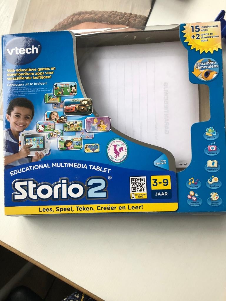 MULTIMEDIA TABLET + HORLOGE  Vtech, Games en Spelcomputers, Spelcomputers | Overige, Ophalen, Gebruikt