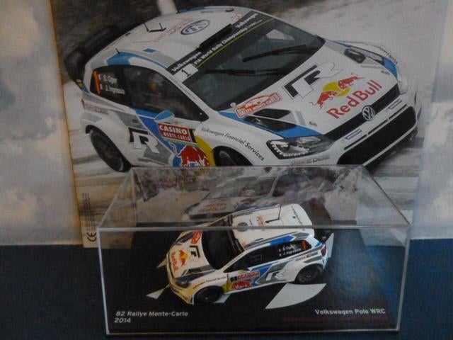 VW Polo WRC Rallye Monte Carlo 1/43 UH IXO NEUVE+Boite+Livre, Enlèvement ou Envoi, Neuf, Voiture, Universal Hobbies