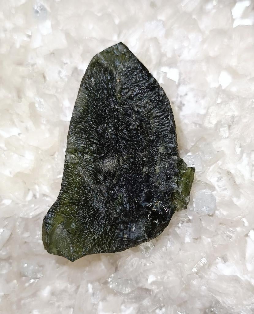 Grande moldavite naturelle de 20 g — belle structure, Enlèvement ou Envoi