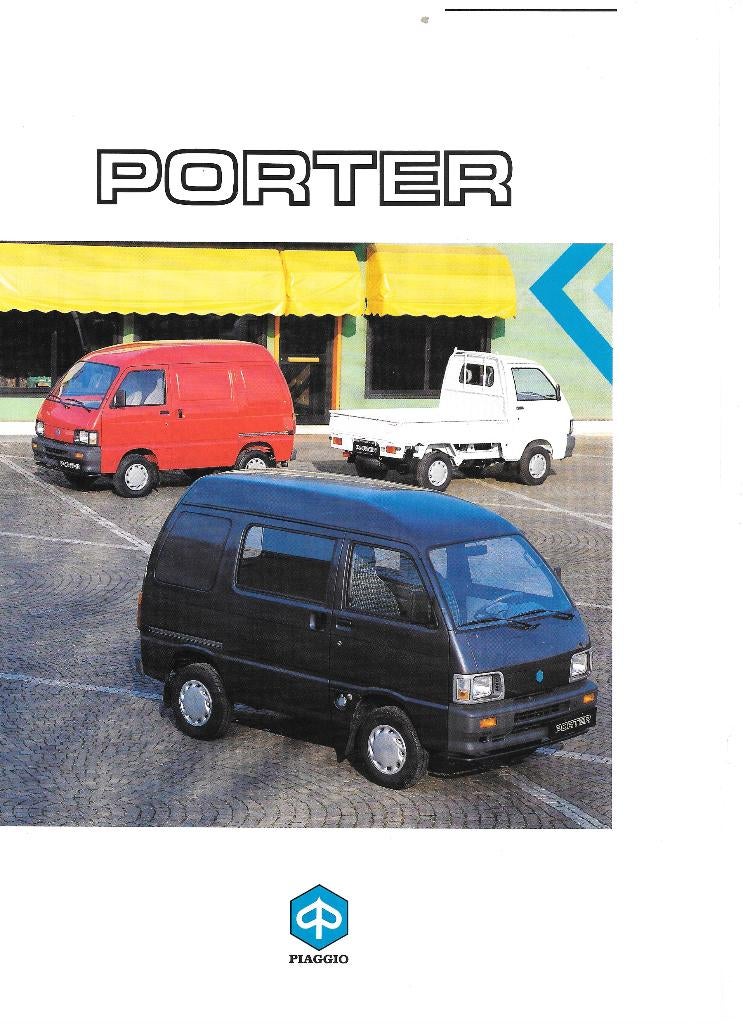 PIAGGIO PORTER, Livres, Autos | Brochures & Magazines, Comme neuf, Autres marques, Enlèvement ou Envoi