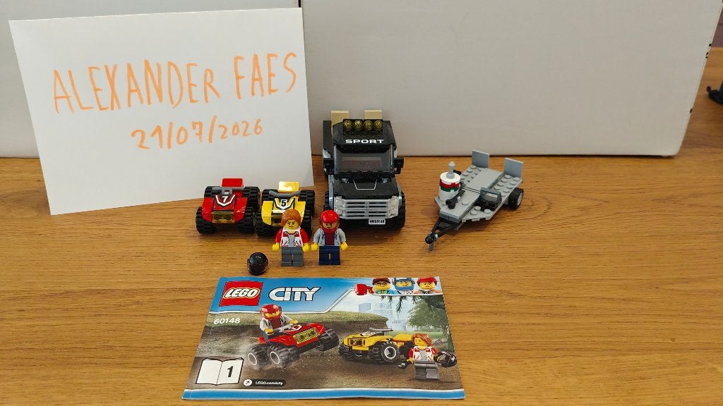 LEGO ATV Race Team 60148, Gebruikt, Lego, Ophalen of Verzenden, Compleet