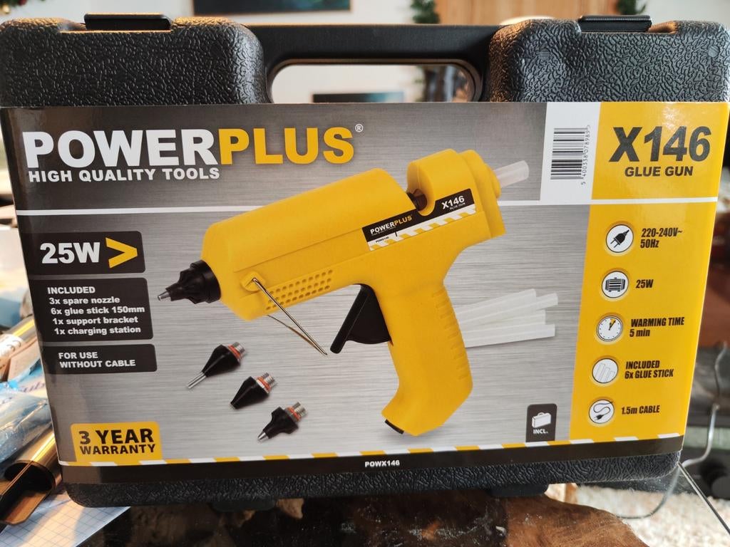 Pistolet à colle Power plus comme neuf, Enlèvement, Comme neuf