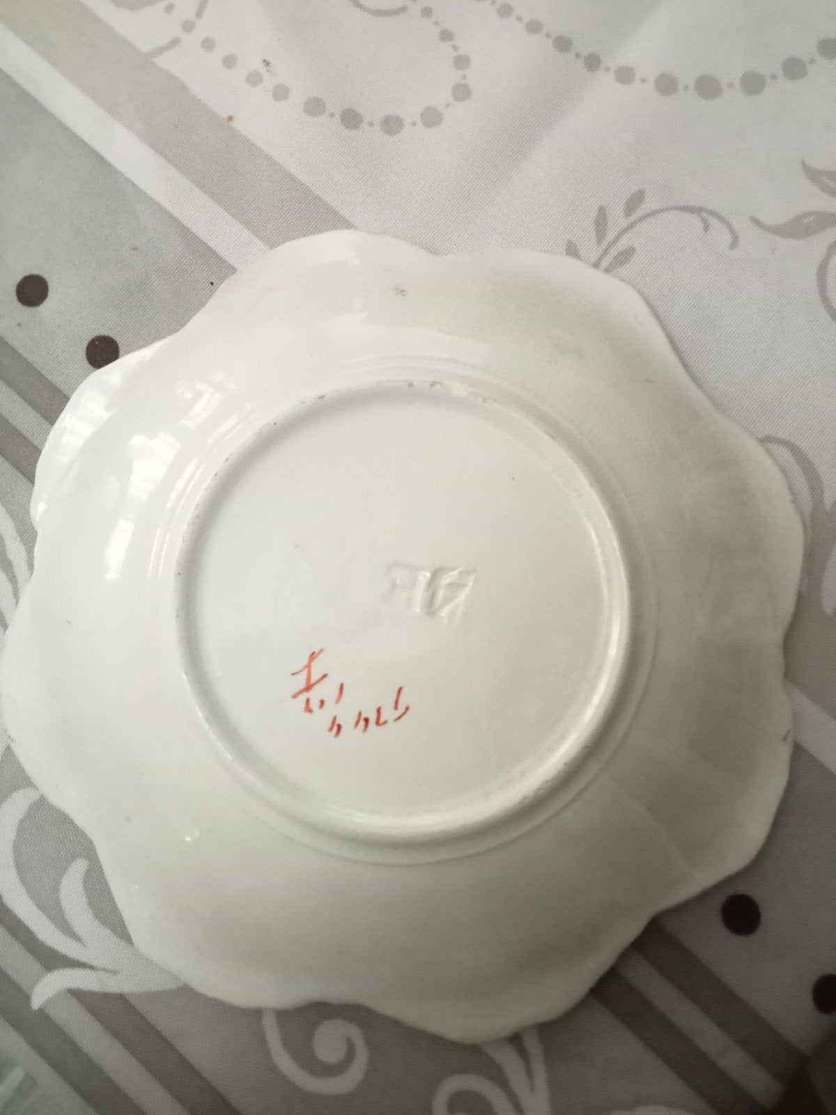 lot de 6 assiettes à dessert anciennes style art nouveau, Antiquités & Art, Enlèvement