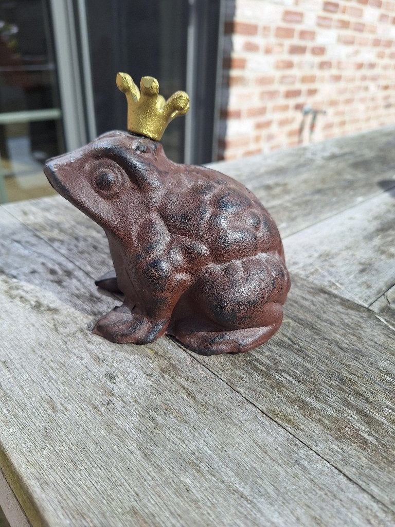 Gietijzeren kikker, Jardin & Terrasse, Statues de jardin, Enlèvement, Neuf