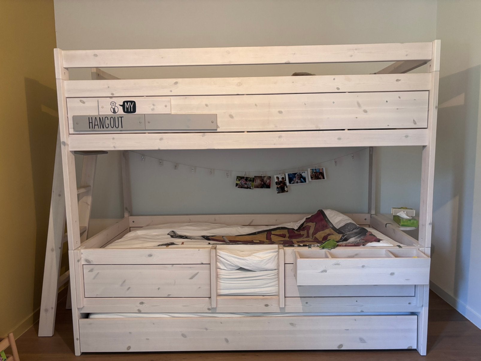 Lifetime Kidsrooms stapelbed met bedlade, Ophalen, Zo goed als nieuw, Stapelbed