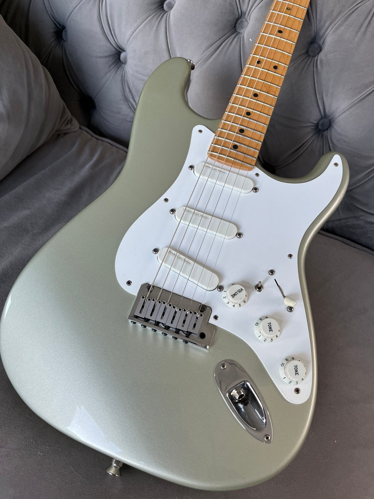 Fender stratocaster plus 1997 USA inca silver, Muziek en Instrumenten, Snaarinstrumenten | Gitaren | Elektrisch, Ophalen, Zo goed als nieuw