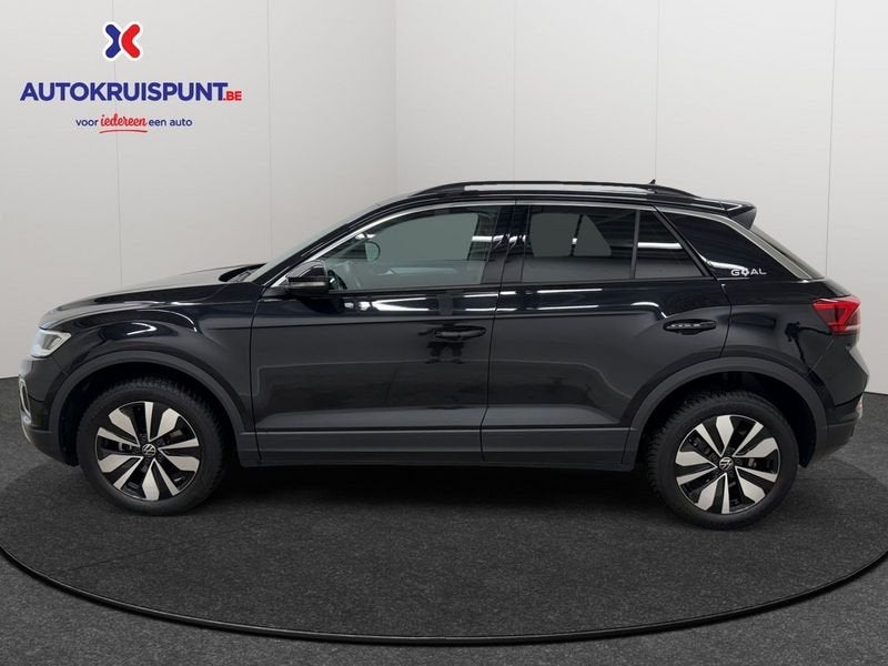 Volkswagen T-Roc 1.5TSI OPF Goal DSG7, 4 cilinders, Leder en Stof, Zwart, 5 zetels