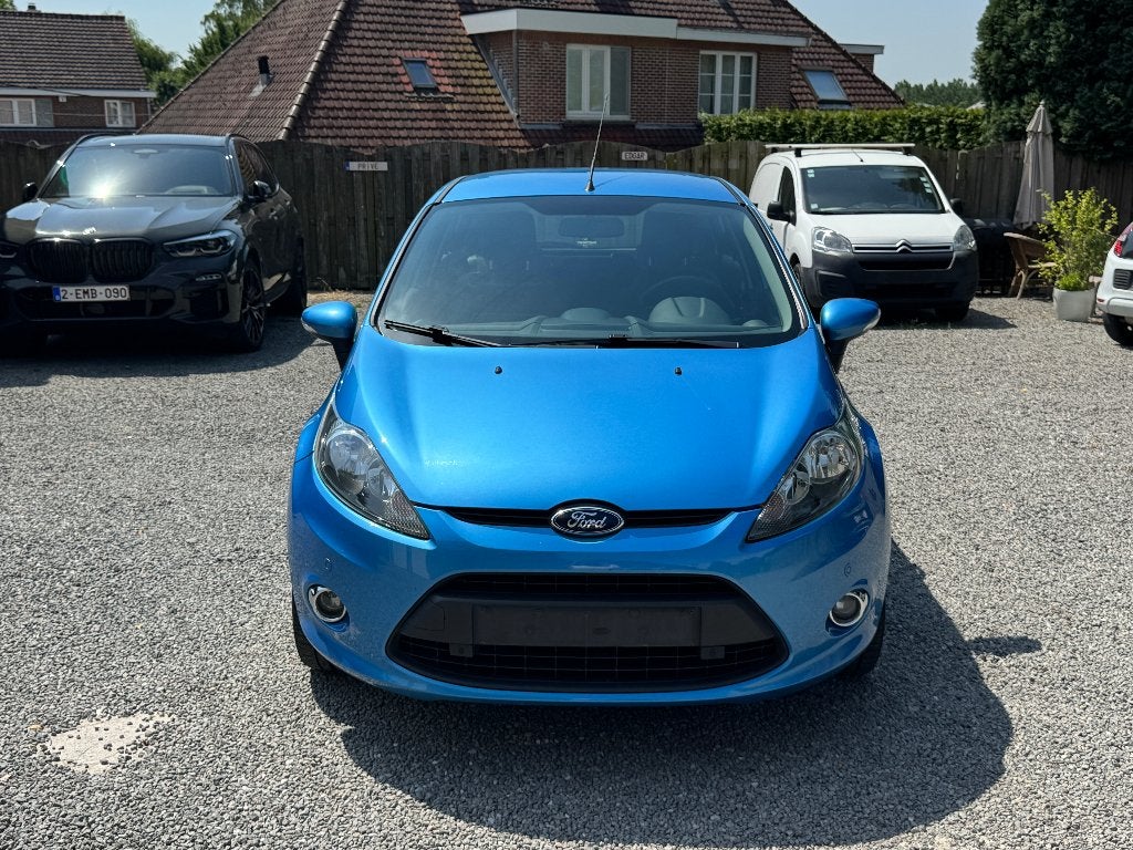 Ford Fiesta 1.25i / 117.000km / Airco / Benzine/ Euro 5, Auto's, Voorwielaandrijving, Euro 5, Stof, Zwart
