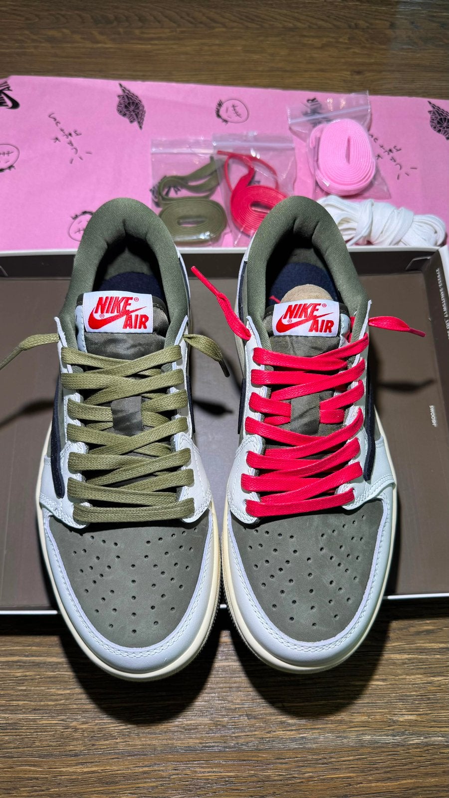 Nike Air Jordan 1 Low Travis Scott Olive, Vêtements | Hommes, Chaussures, Enlèvement ou Envoi, Neuf, Baskets