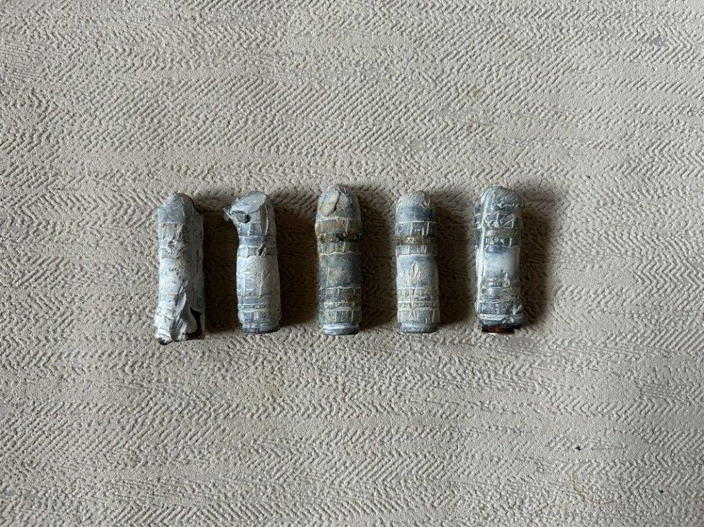 wo2 - Duitse 15 mm loden punten - LEEG, Verzamelen, Militaria | Tweede Wereldoorlog, Ophalen of Verzenden, Landmacht, Hulzen of Bodemvondsten