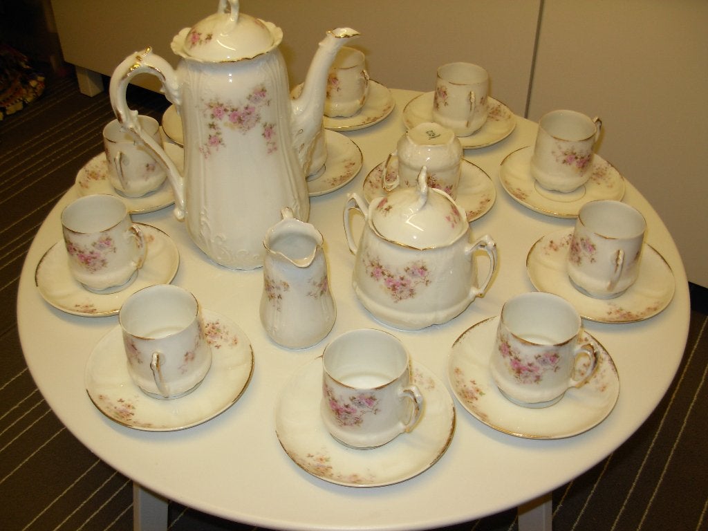 Porselein koffieservies  VINTAGE, Antiek en Kunst, Ophalen