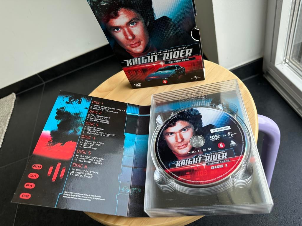 Knight rider DVD BOX seizoen 3 (6 dvd’s), Cd's en Dvd's, Ophalen of Verzenden, Zo goed als nieuw