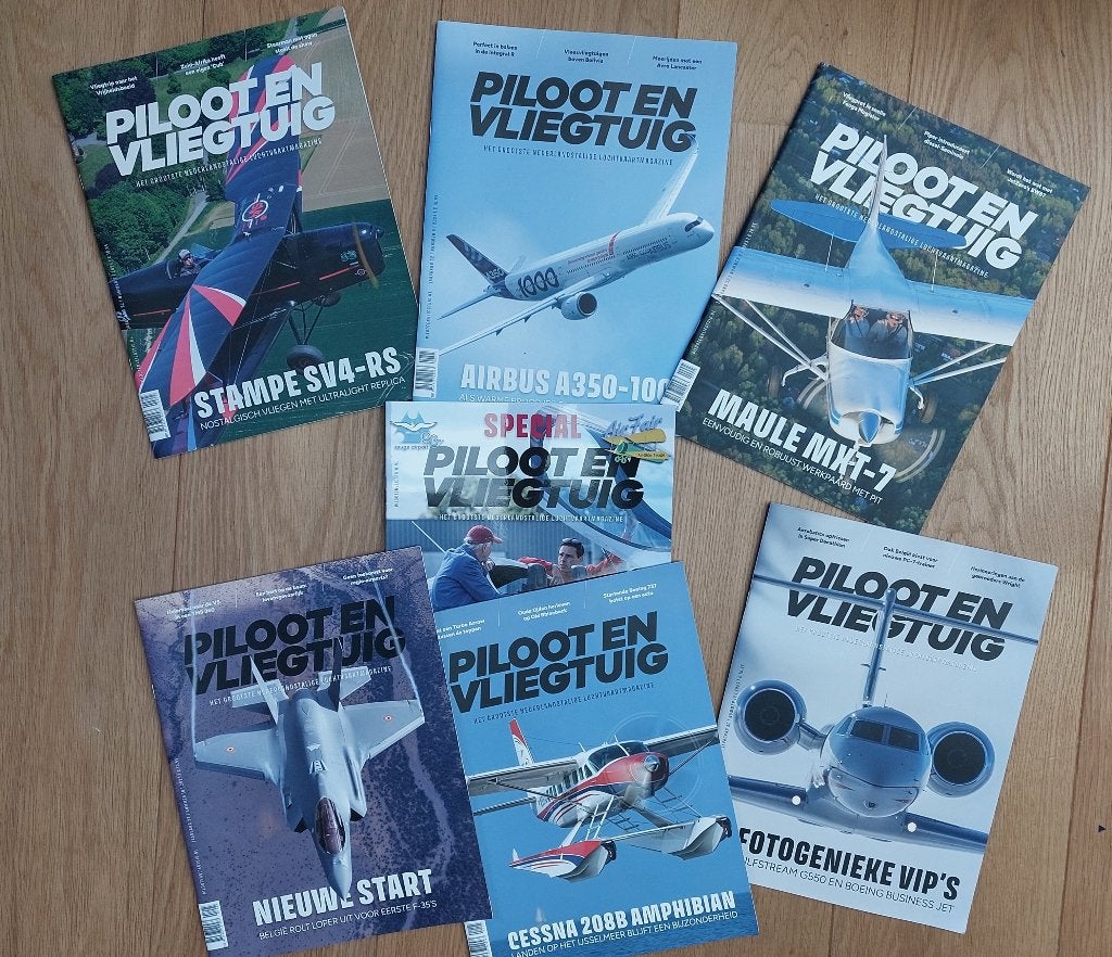 Piloot en Vliegtuig - 2025-07 tot en met 2025-12, Verzamelen, Ophalen, Nieuw, Boek of Tijdschrift