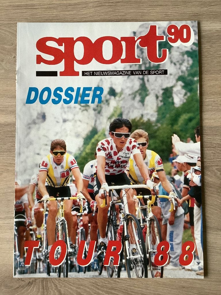 Dossier Tour de France 1988 - Sport 90, Livres, Livres de sport, Enlèvement ou Envoi, Sport 90, Comme neuf, Course à pied et Cyclisme