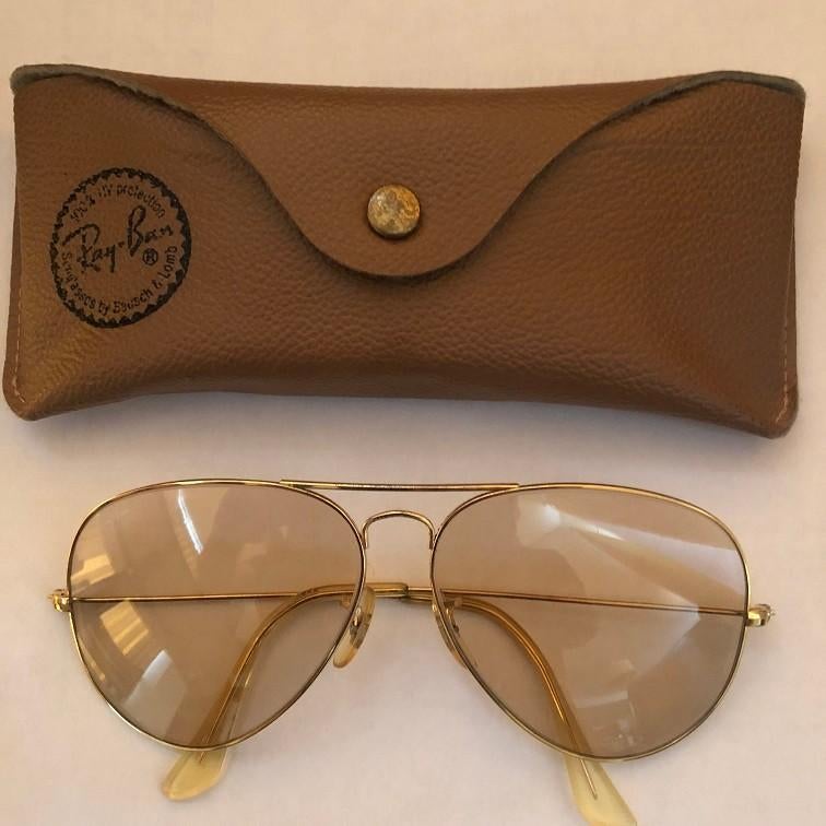 Vintage B&L Ray-Ban Aviator 62mm zonnebril photochromic A9, Ophalen of Verzenden, Zo goed als nieuw, Zonnebril, Ray-Ban