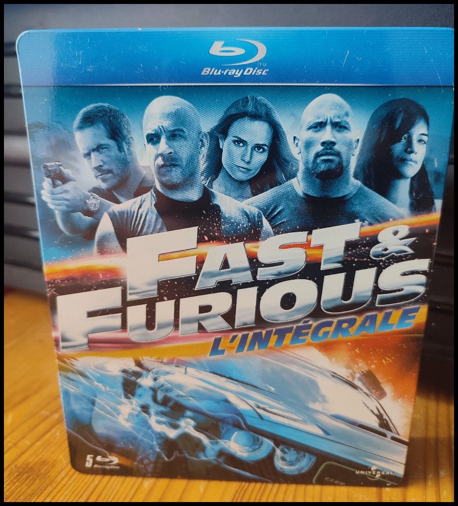 FAST & FURIOUS - Pack Blu-Ray Films 1 à 7 + 10 (Vin Diesel), Action, Enlèvement ou Envoi, Film, Coffret