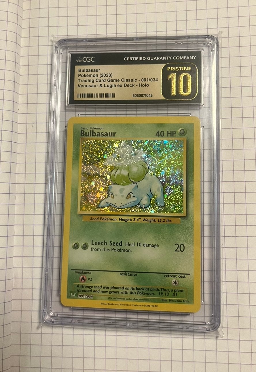 CGC 10 Bulbasaur 2023 (Holo), Verzenden, Zo goed als nieuw