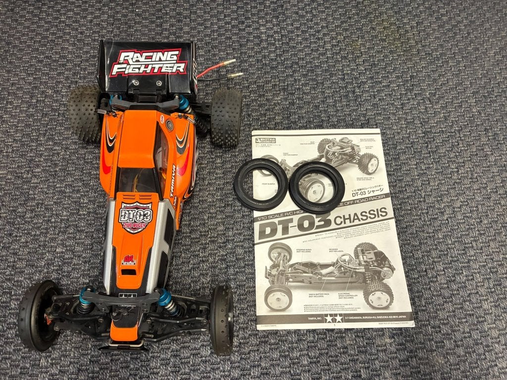 Tamiya DT-03, Ophalen, Zo goed als nieuw, Elektro, Auto offroad