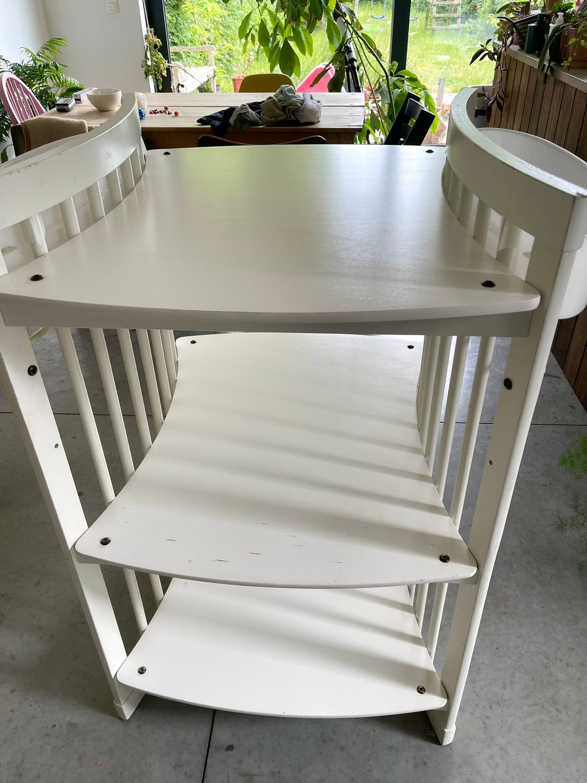 Verzorgingstafel Stokke, Ophalen, Gebruikt