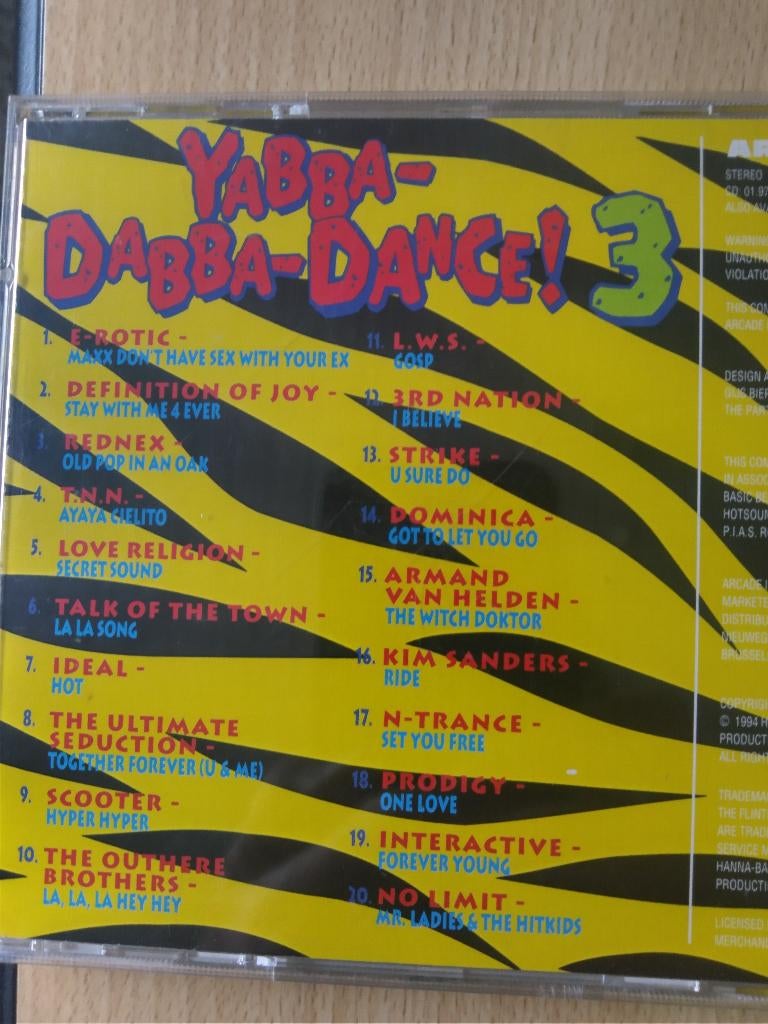 CD YABBA-DABBA-DANCE 3, Ophalen of Verzenden, Zo goed als nieuw