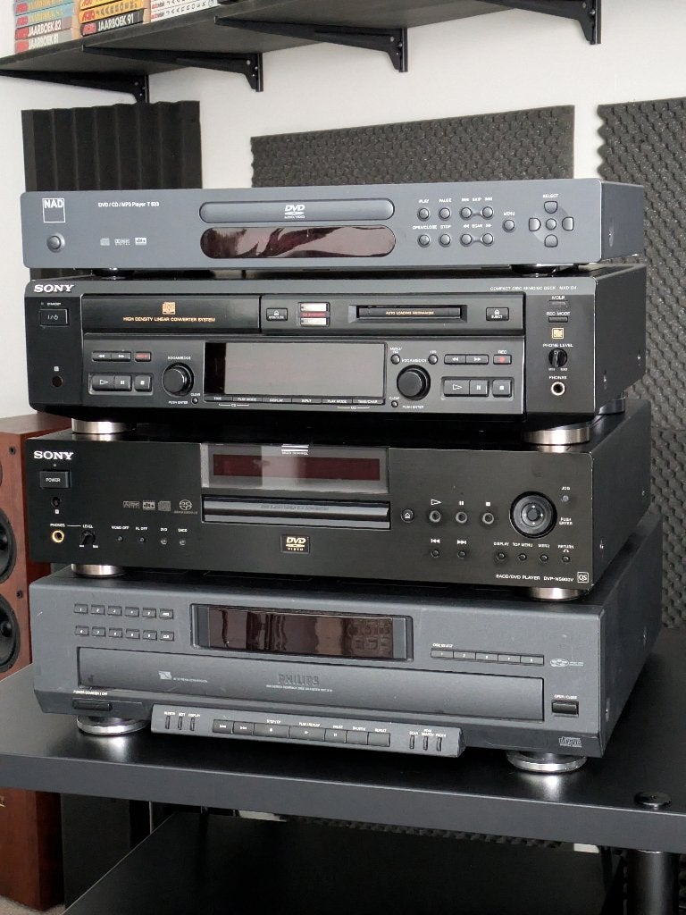 Sony MXD-D4, DVP-NS900V, Philips multi-cd en NAD, defect, Audio, Tv en Foto, Ophalen of Verzenden, Niet werkend, Sony, Wisselaar