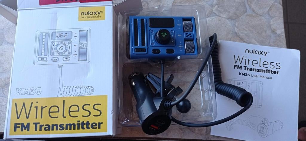 Transmetteur FM pour USB et GSM, Enlèvement ou Envoi, Neuf, Son
