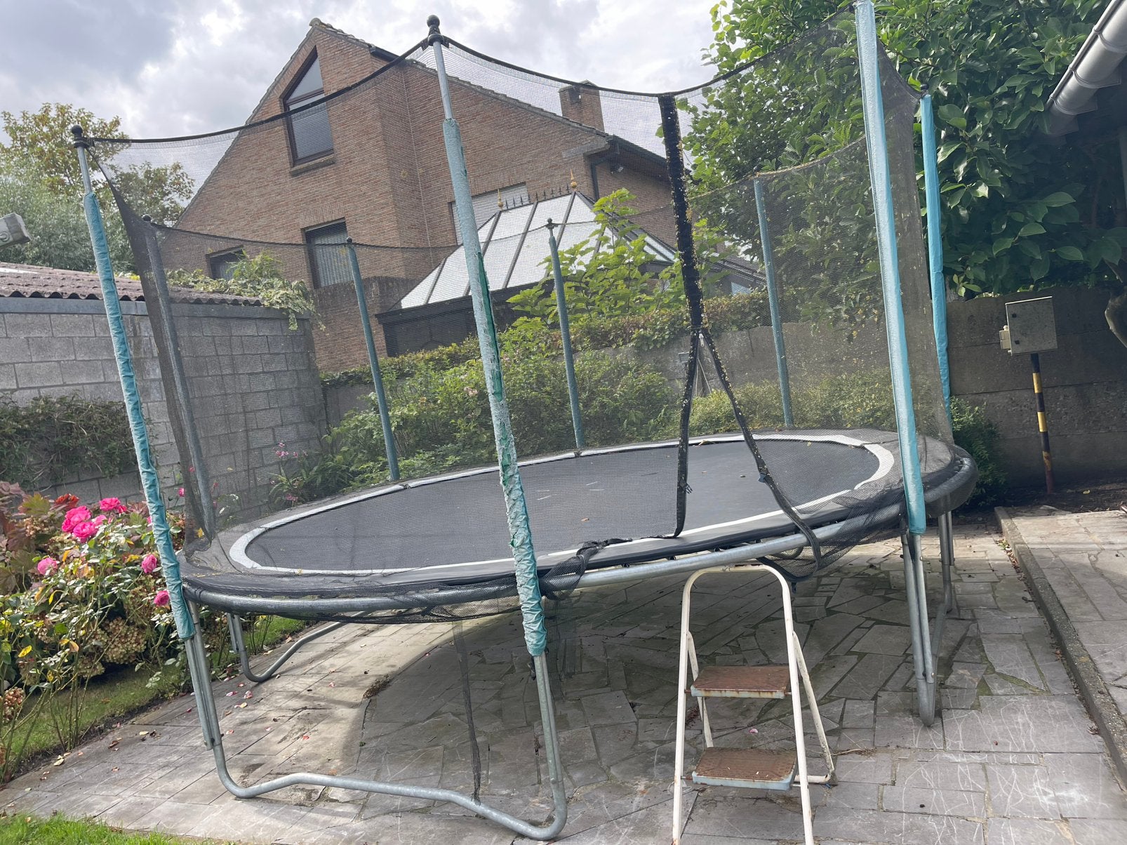 Trampoline berg 4 m, Enlèvement, Comme neuf