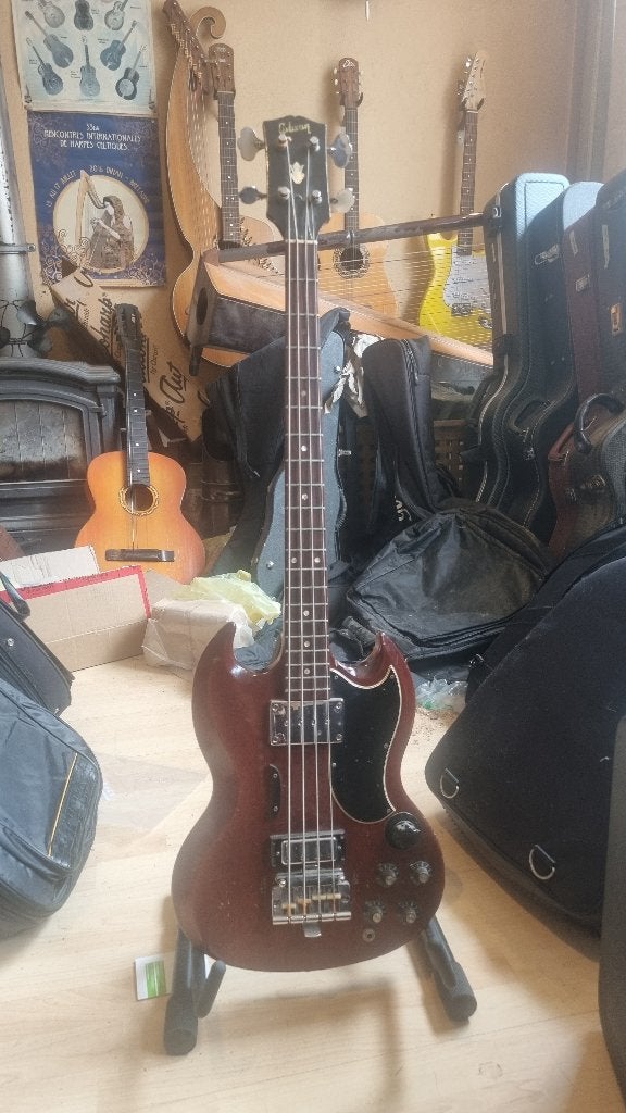 EB3 SG Gibson bass 1969, Musique & Instruments, Enlèvement, Utilisé, Électrique