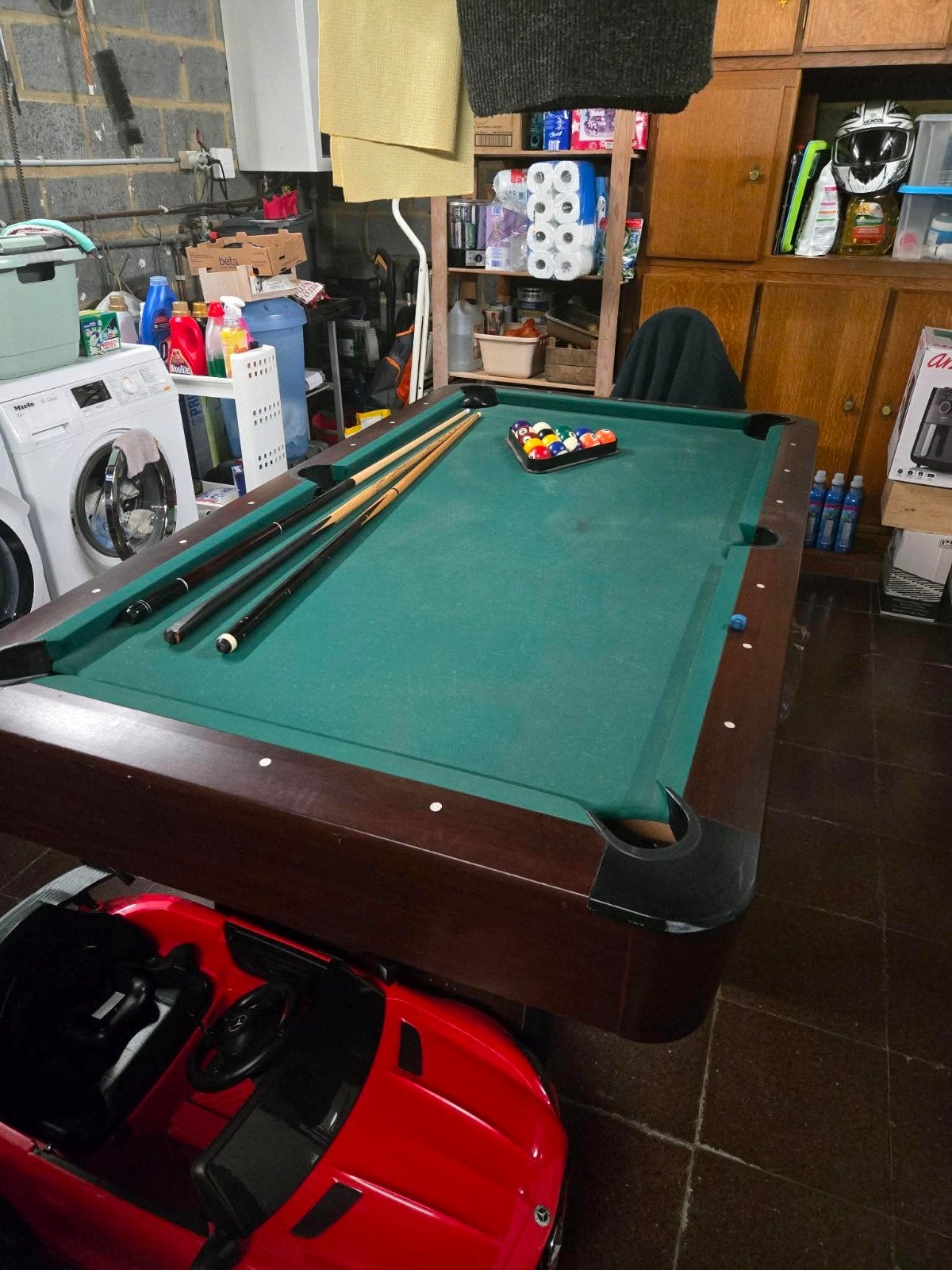 pooltafel, Sport en Fitness, Ophalen, Gebruikt, Pooltafel