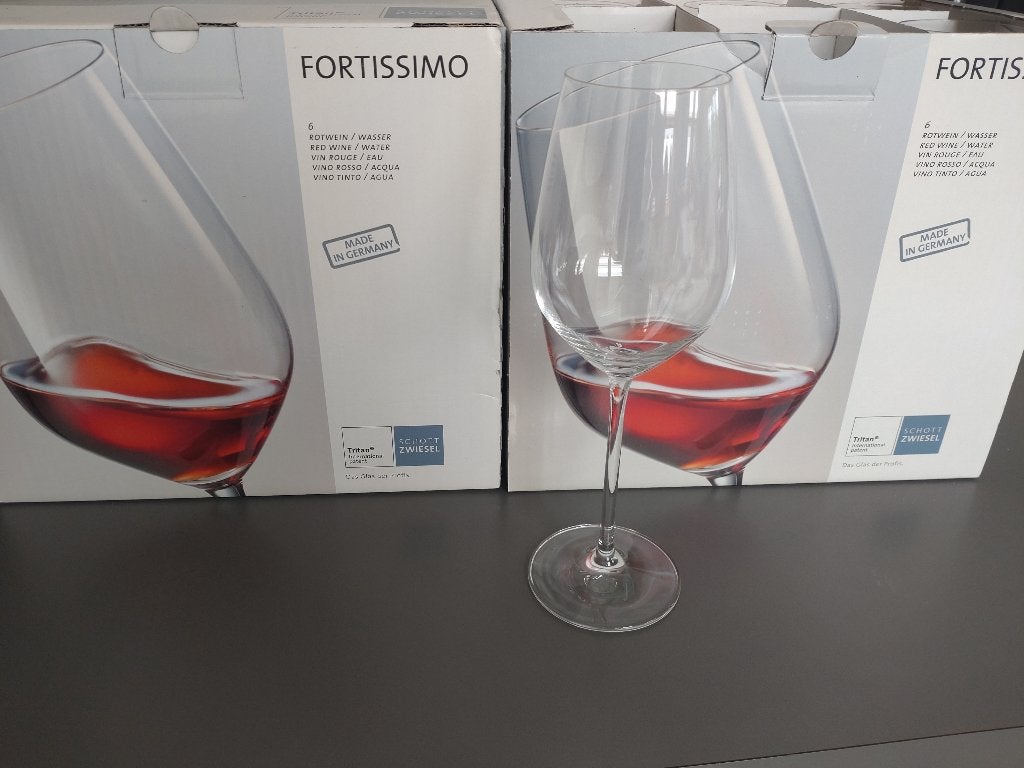 Wijnglazen Schott Zwiesel Fortissimo, Ophalen, Zo goed als nieuw