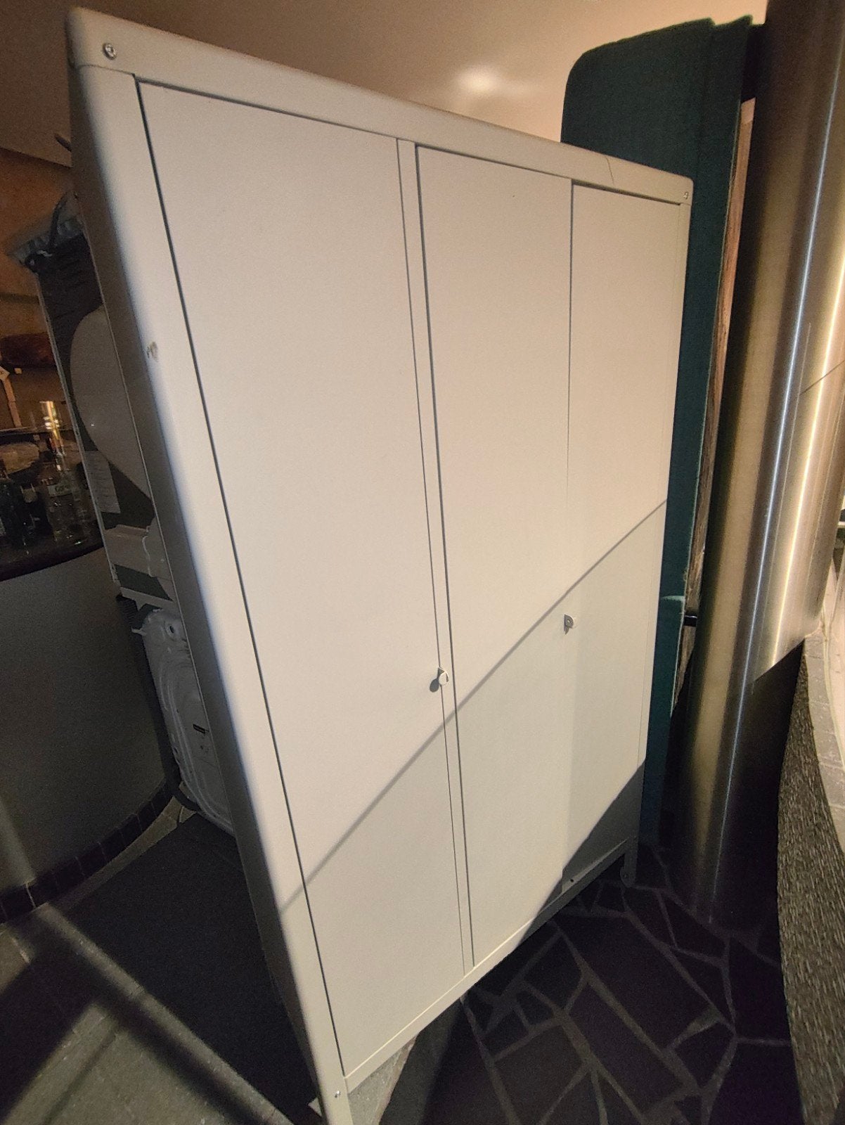 Armoire de rangement en aluminium 90 cm (largeur) x 35 cm (p, Enlèvement