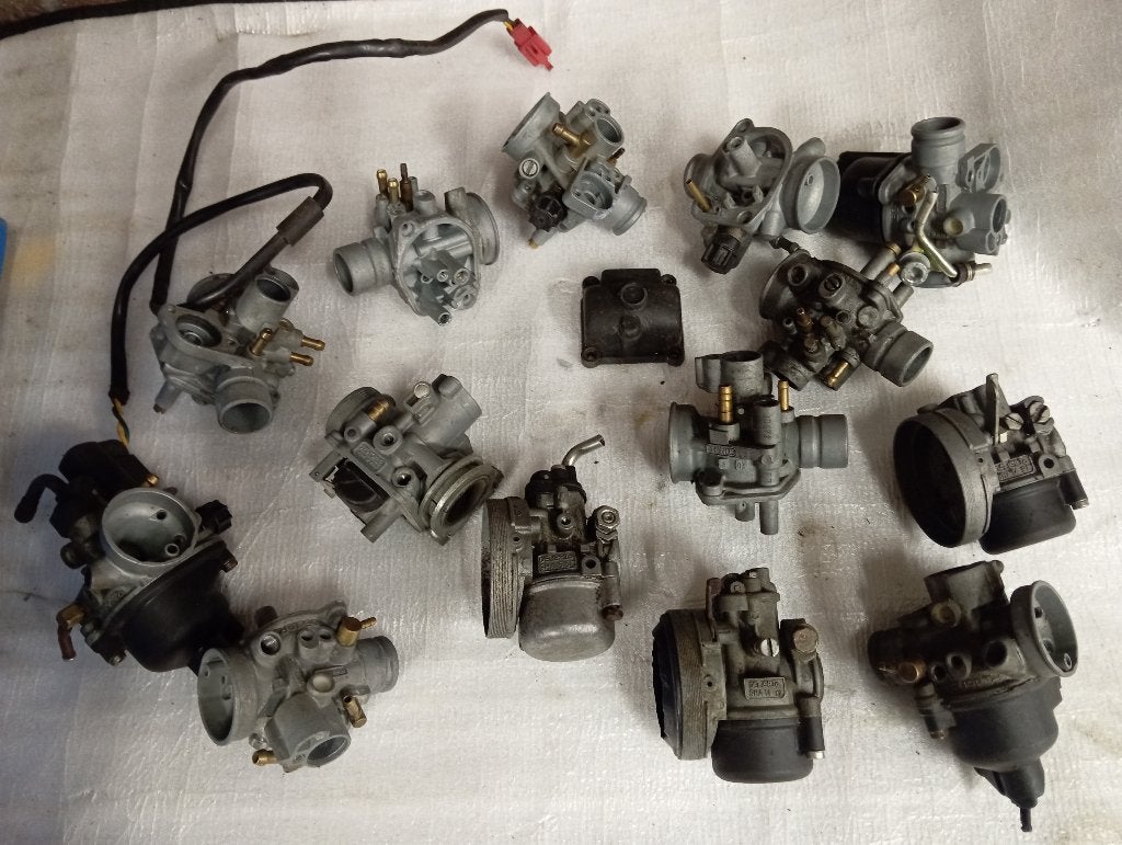 DELL'ORTO VINTAGE - SET CARBURATEURONDERDELEN, Motoren, Ophalen of Verzenden, Gebruikt