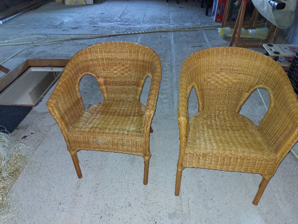 Zetel, Huis en Inrichting, Ophalen, Gebruikt, Riet of Rotan