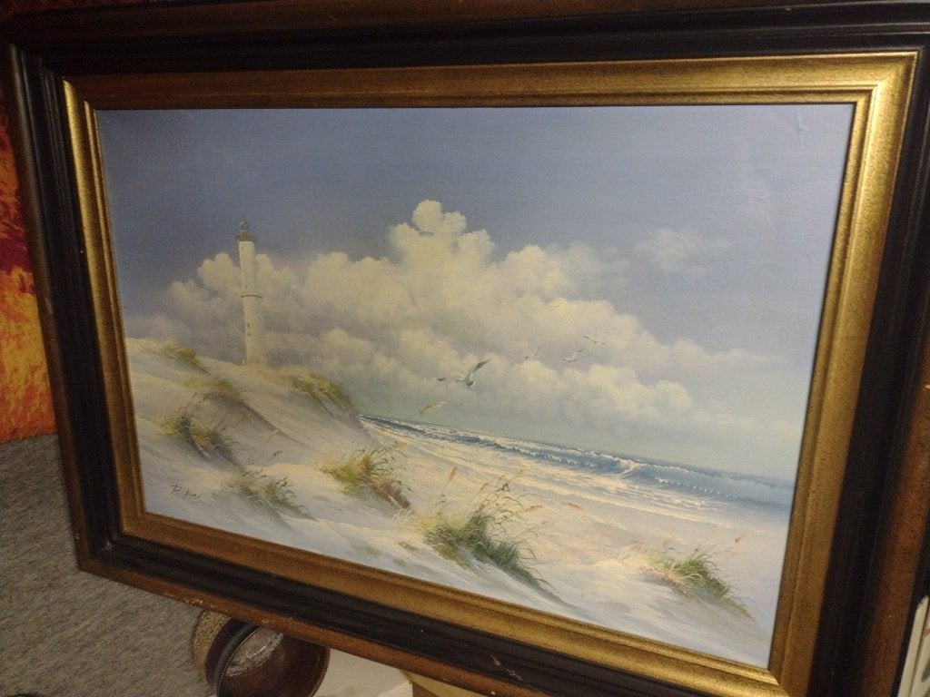schilderij landschap harris, Enlèvement, Paysage