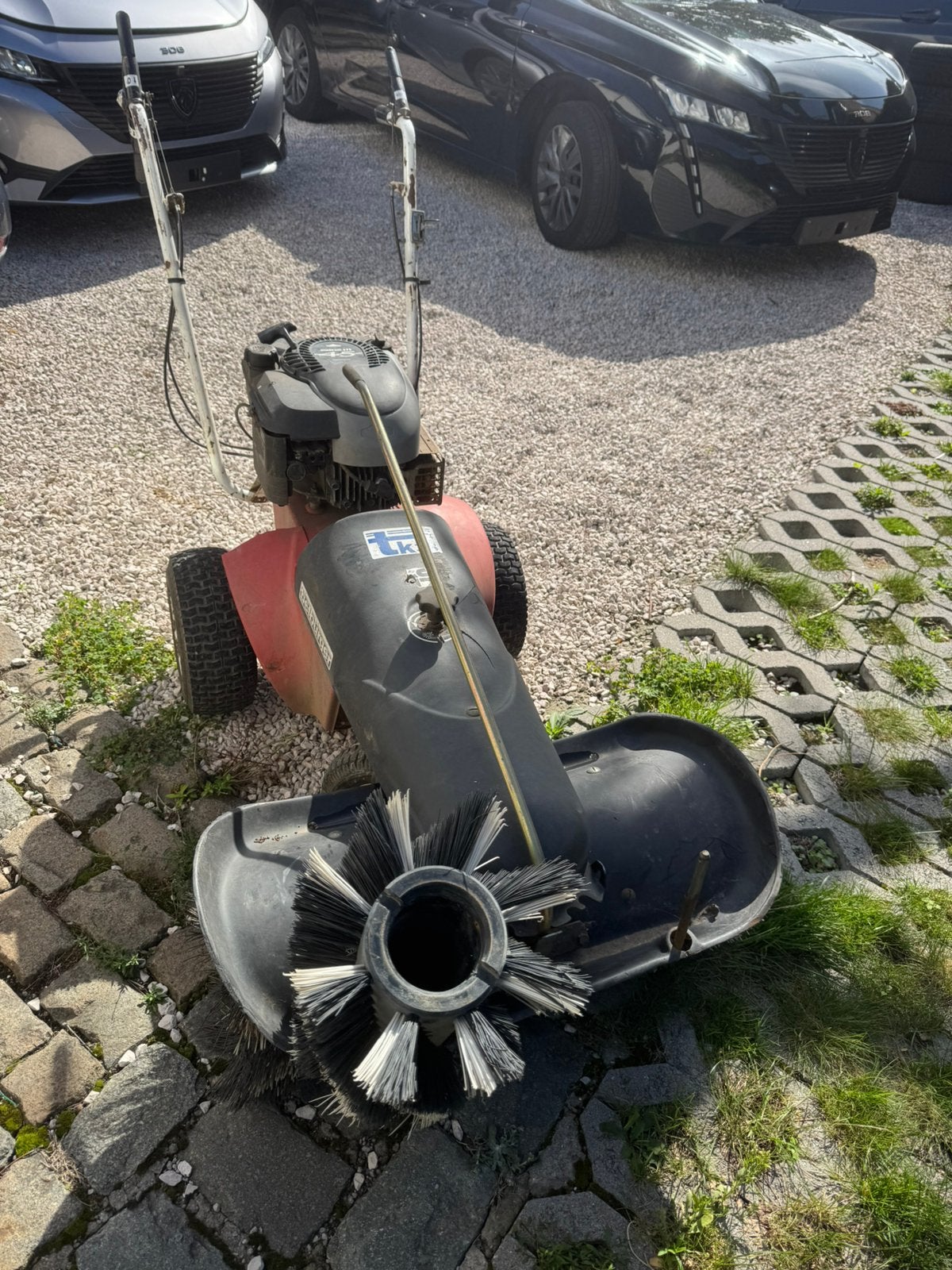 Veegmachine Tielburger TK38 - WERKEND!, Enlèvement, Utilisé