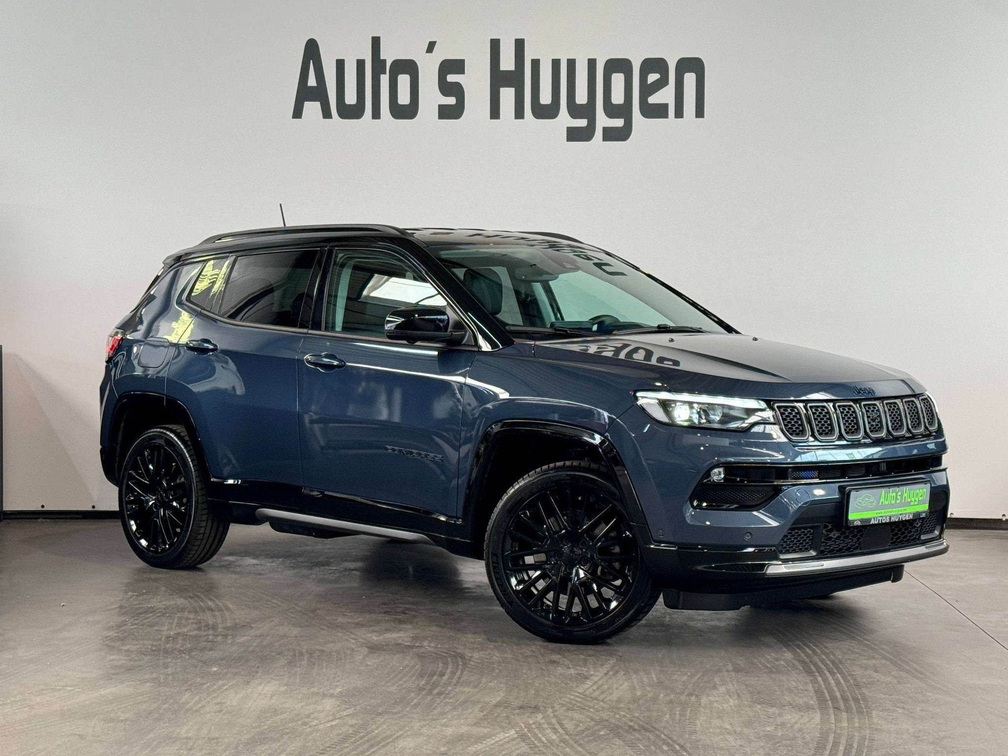 Jeep Compass PHEV 1.3 Turbo eAWD S (bj 2023, automaat), Auto's, Jeep, 4 cilinders, Blauw, Bedrijf, 5 zetels