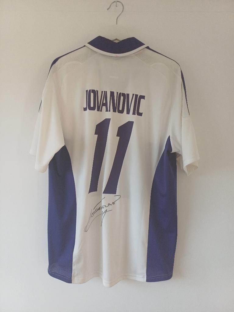 Jovanovic signed shirt anderlecht 2011-2012, Verzamelen, Ophalen, Gebruikt, Shirt