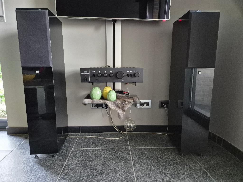 Sansui AU-217, Pro Art Black Diamond, Stage 55, KR-3010L, Audio, Tv en Foto, Luidsprekerboxen, Gebruikt, Front, Rear of Stereo speakers
