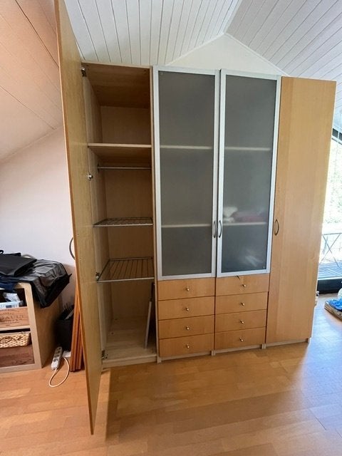Grande Garde Robe IKEA (penderie - tiroirs - rangements), 150 à 200 cm, Contemporain, Enlèvement, Utilisé