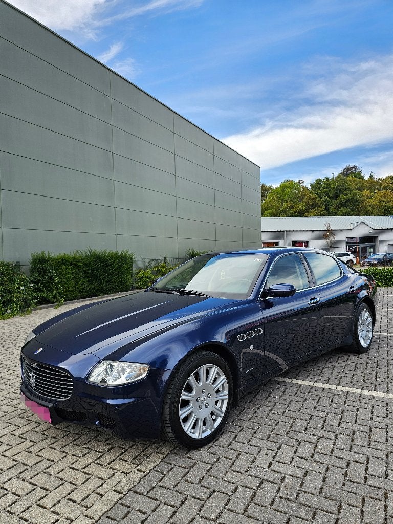 Maserati Quattroporte, Auto's, Maserati, Automaat, 4200 cc, Blauw, Leder